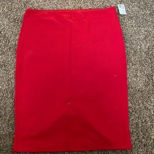 Red pencil skirt from forever 21